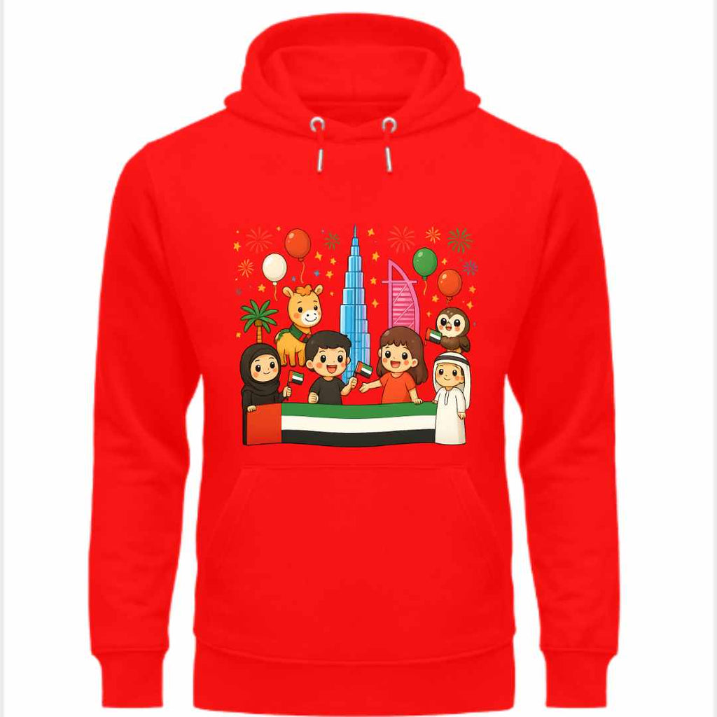 Cute UAE Celebration Hoodie for Kids