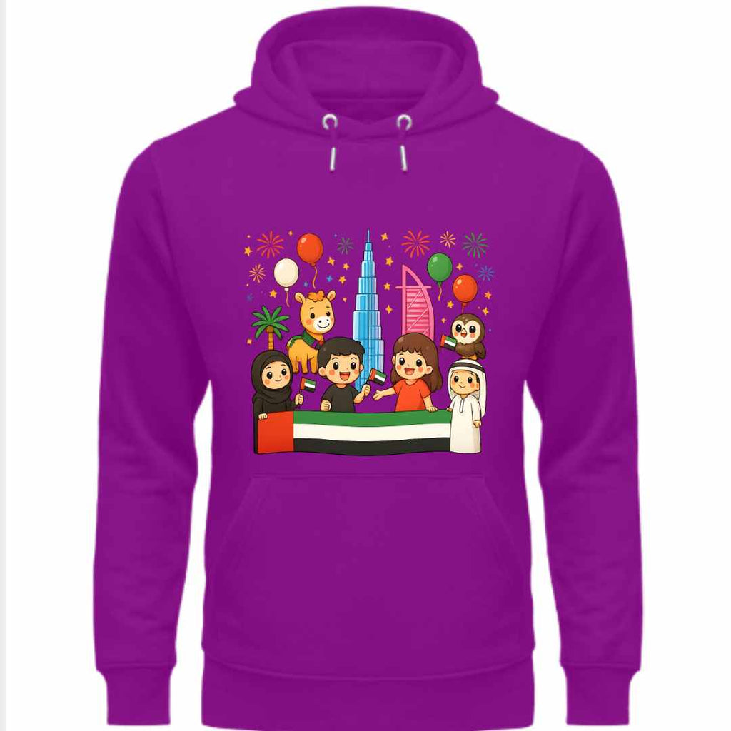 Cute UAE Celebration Hoodie for Kids