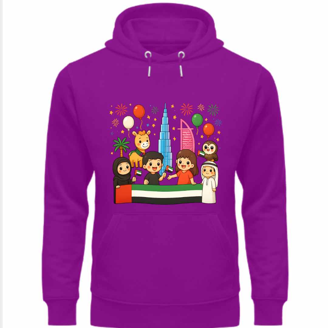 Cute UAE Celebration Hoodie for Kids