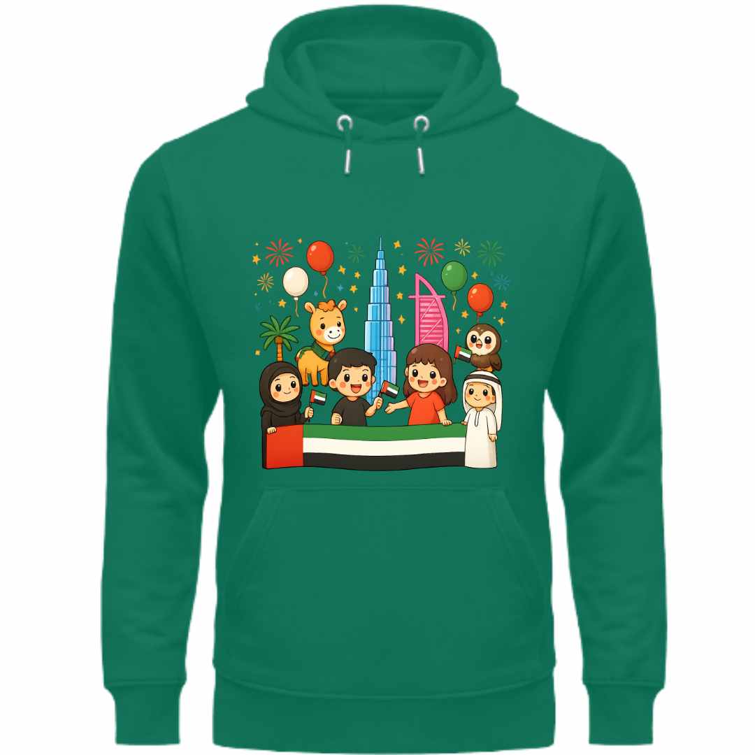 Cute UAE Celebration Hoodie for Kids