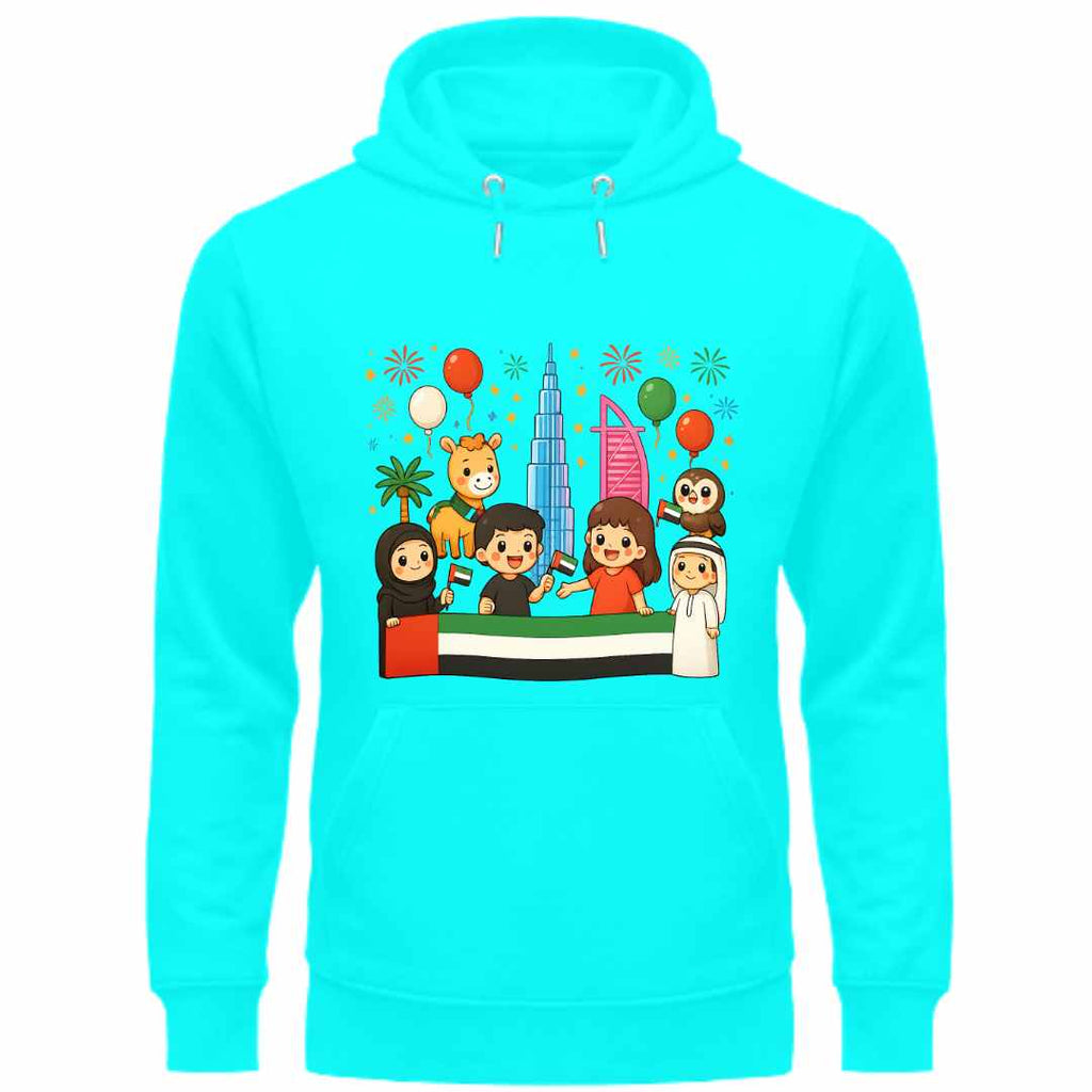 Cute UAE Celebration Hoodie for Kids