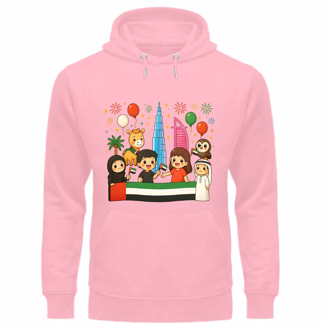 Cute UAE Celebration Hoodie for Kids
