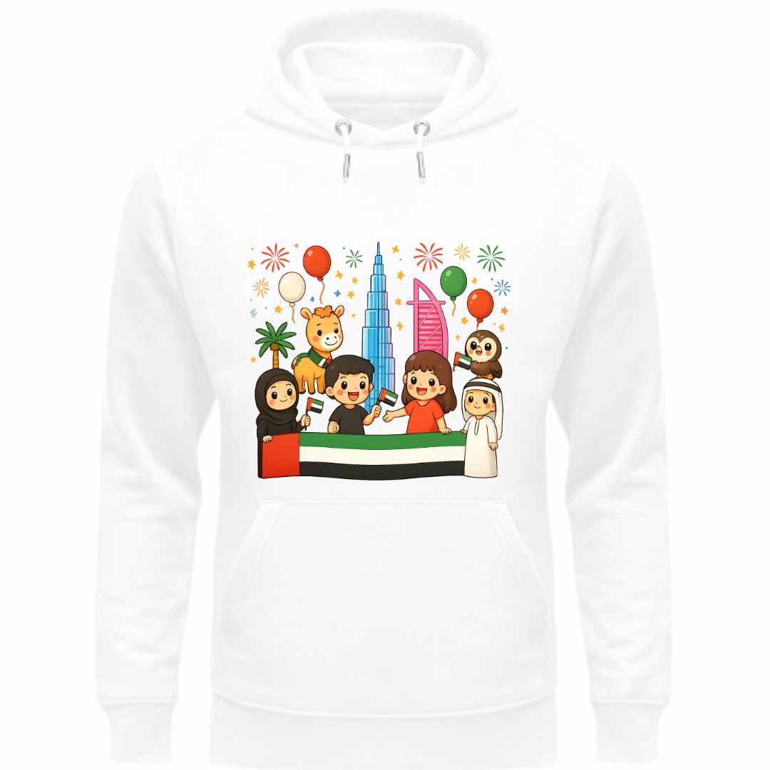 Cute UAE Celebration Hoodie for Kids