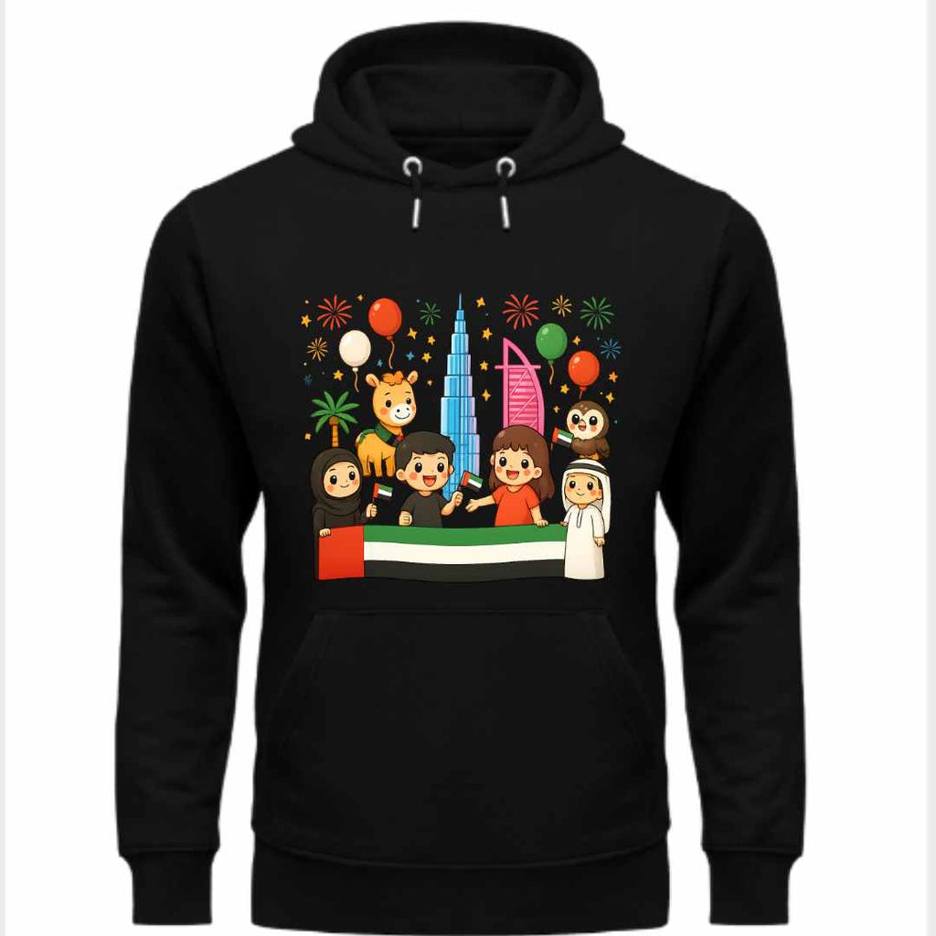 Cute UAE Celebration Hoodie for Kids