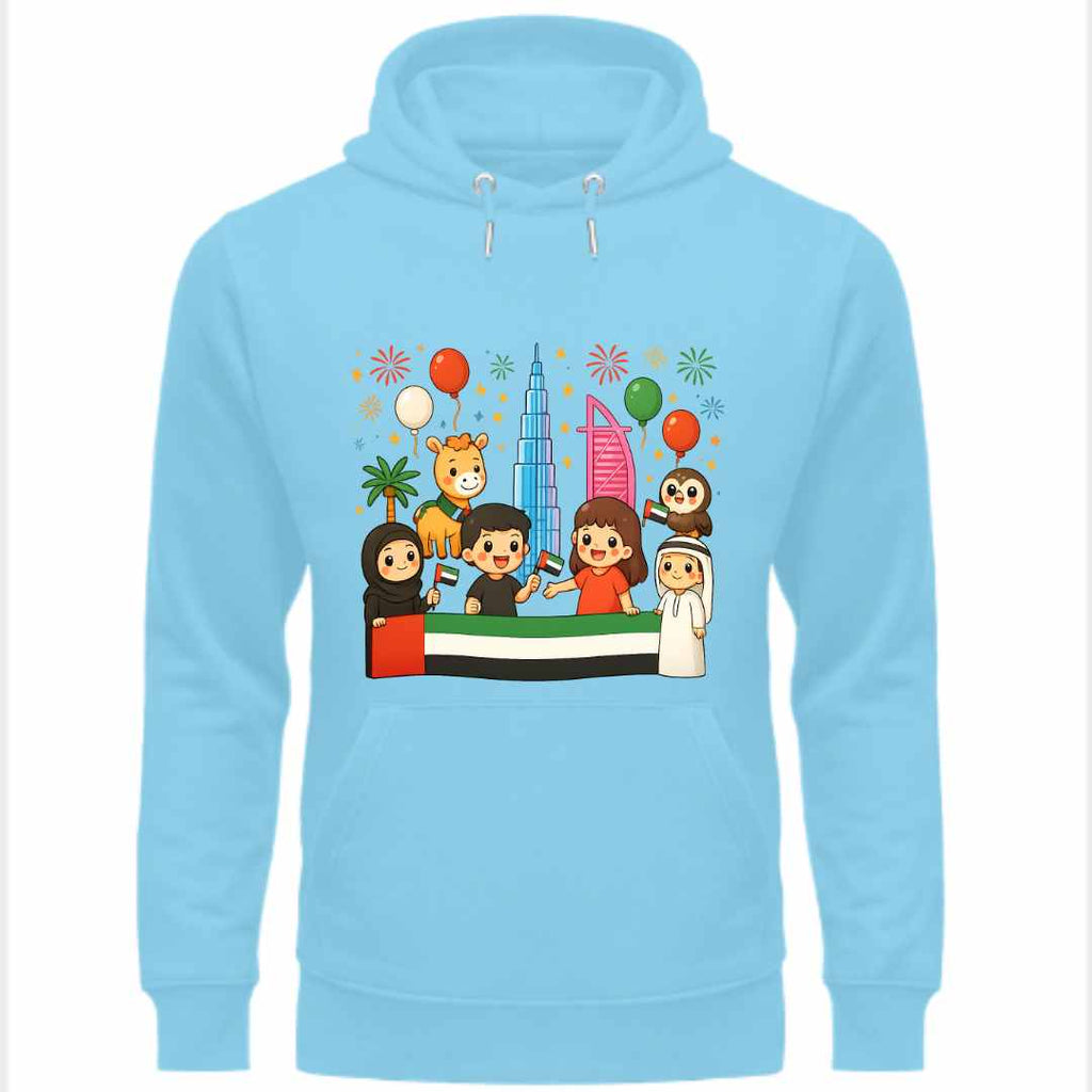 Cute UAE Celebration Hoodie for Kids