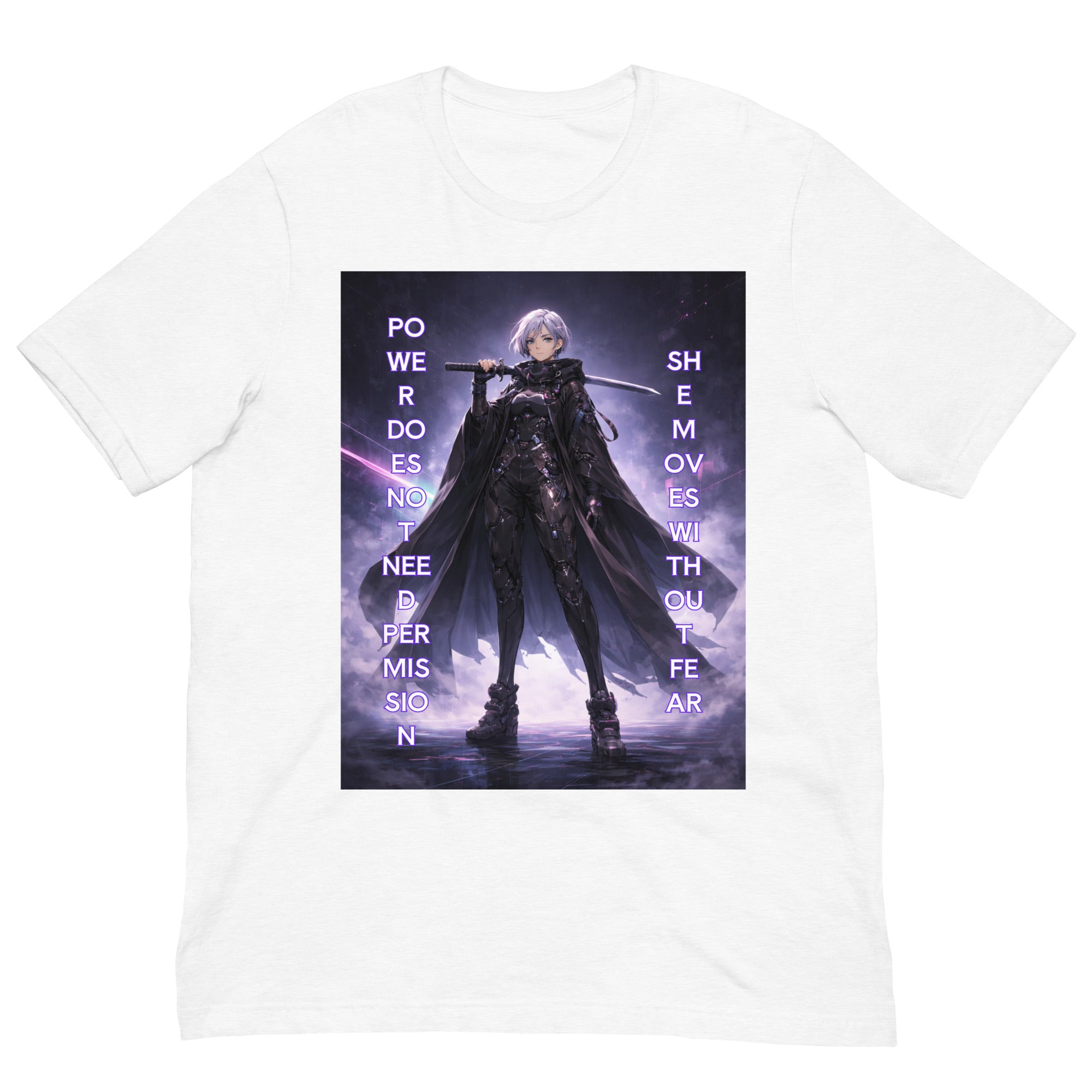 Cyber Ronin Statement T-Shirt – Power Moves Without Fear