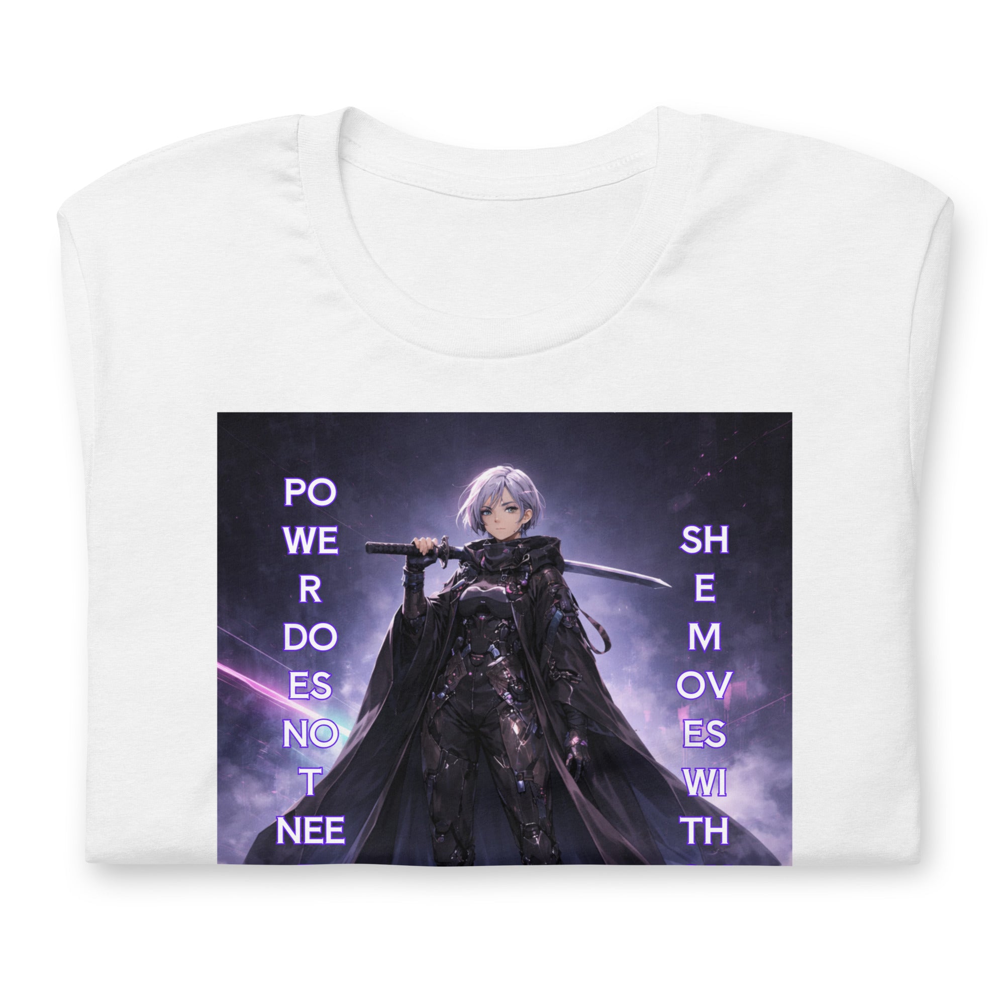 Cyber Ronin Statement T-Shirt – Power Moves Without Fear