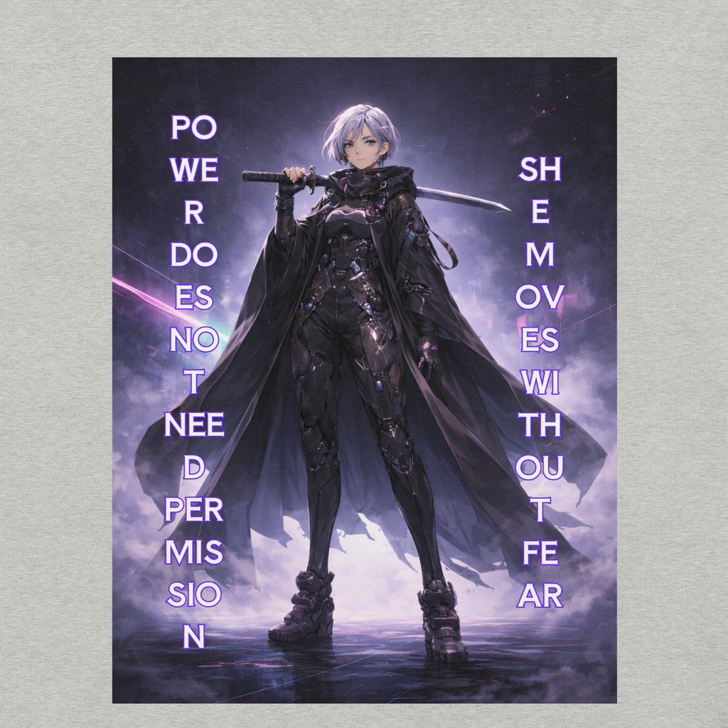 Cyber Ronin Statement T-Shirt – Power Moves Without Fear