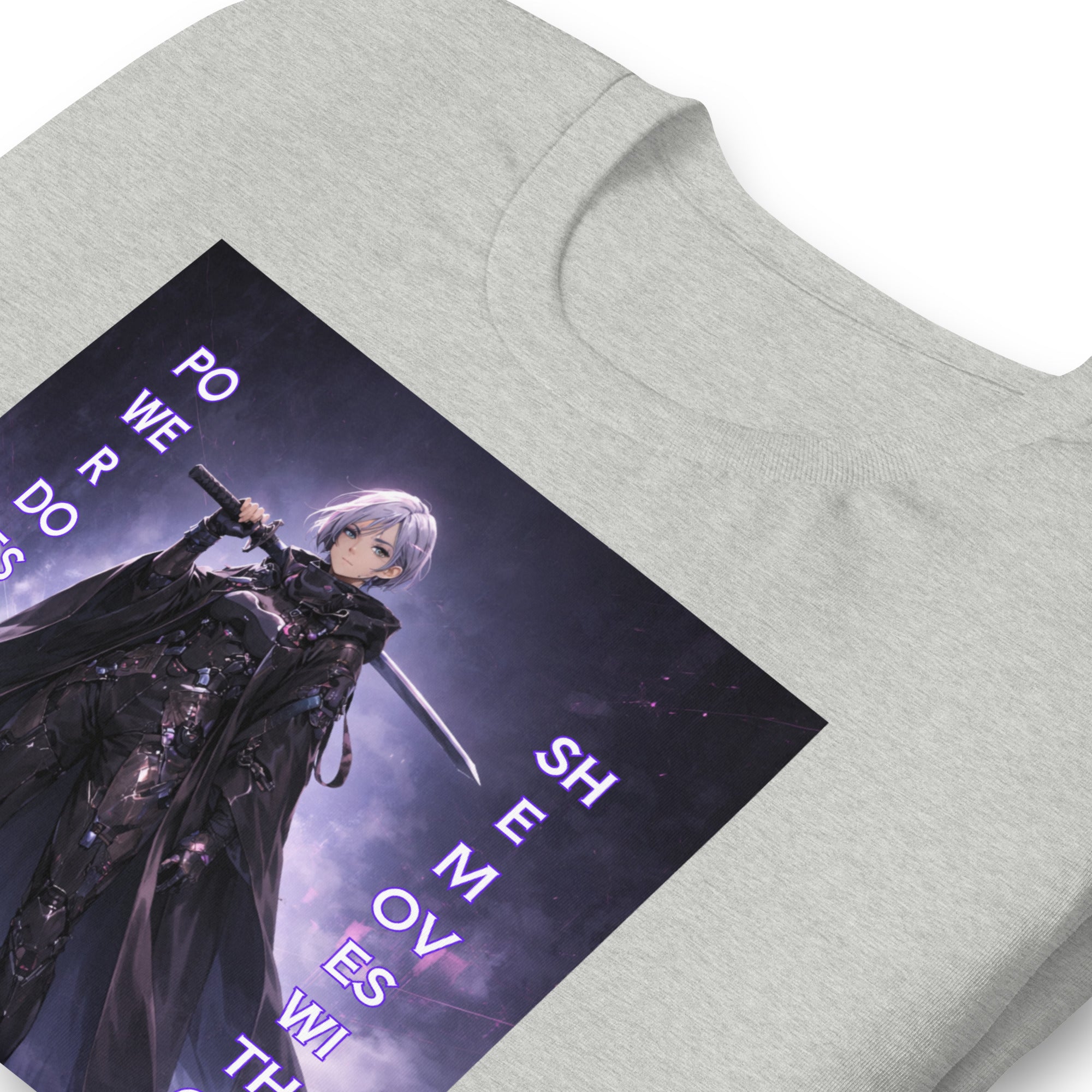 Cyber Ronin Statement T-Shirt – Power Moves Without Fear