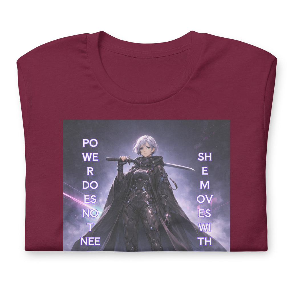 Cyber Ronin Statement T-Shirt – Power Moves Without Fear