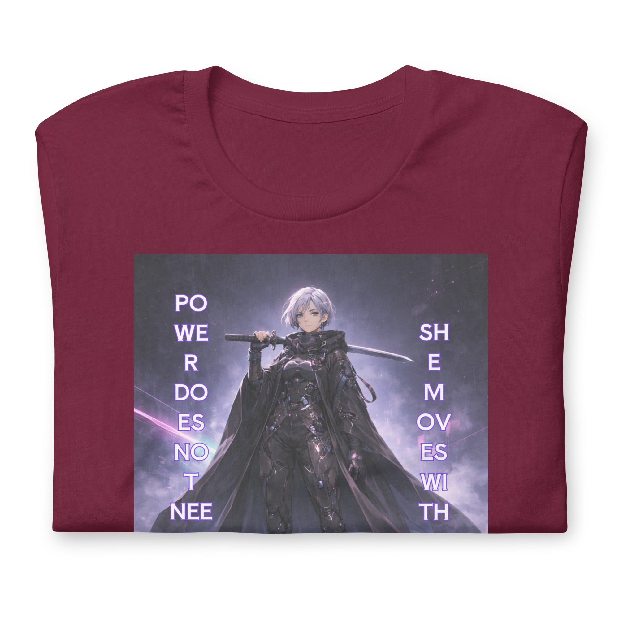 Cyber Ronin Statement T-Shirt – Power Moves Without Fear