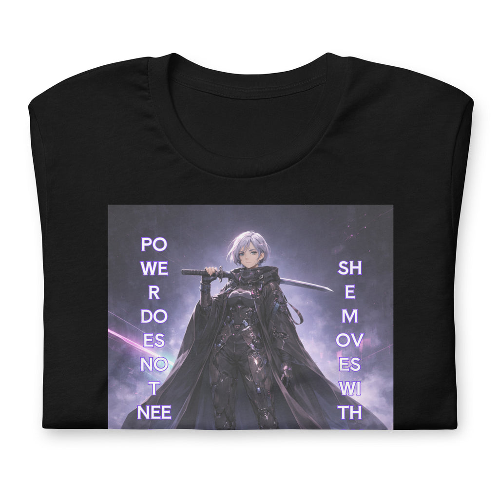 Cyber Ronin Statement T-Shirt – Power Moves Without Fear