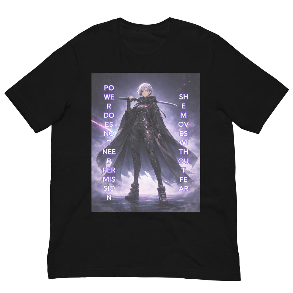 Cyber Ronin Statement T-Shirt – Power Moves Without Fear