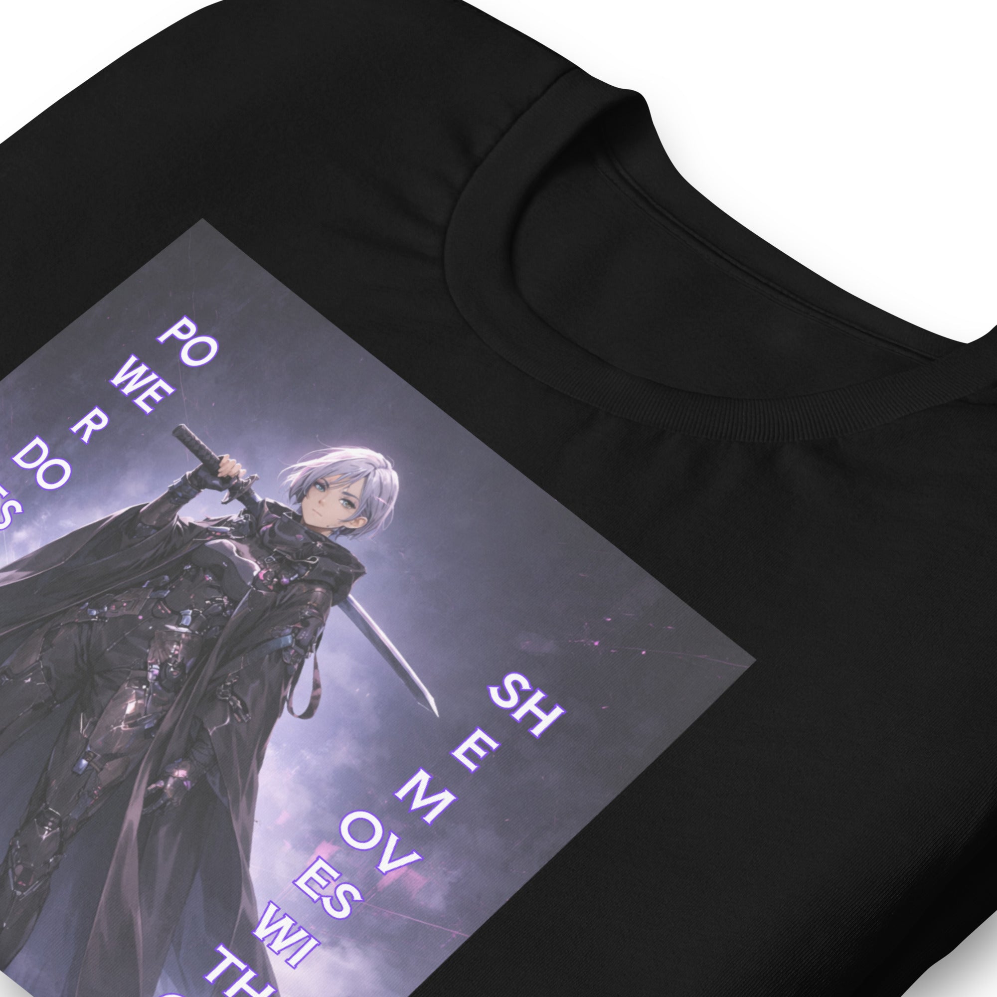 Cyber Ronin Statement T-Shirt – Power Moves Without Fear