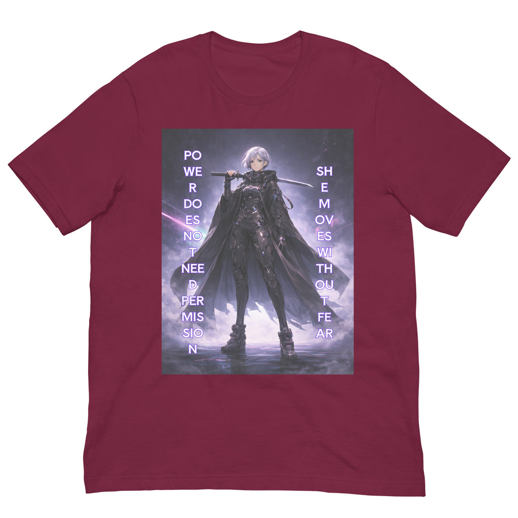 Cyber Ronin Statement T-Shirt – Power Moves Without Fear