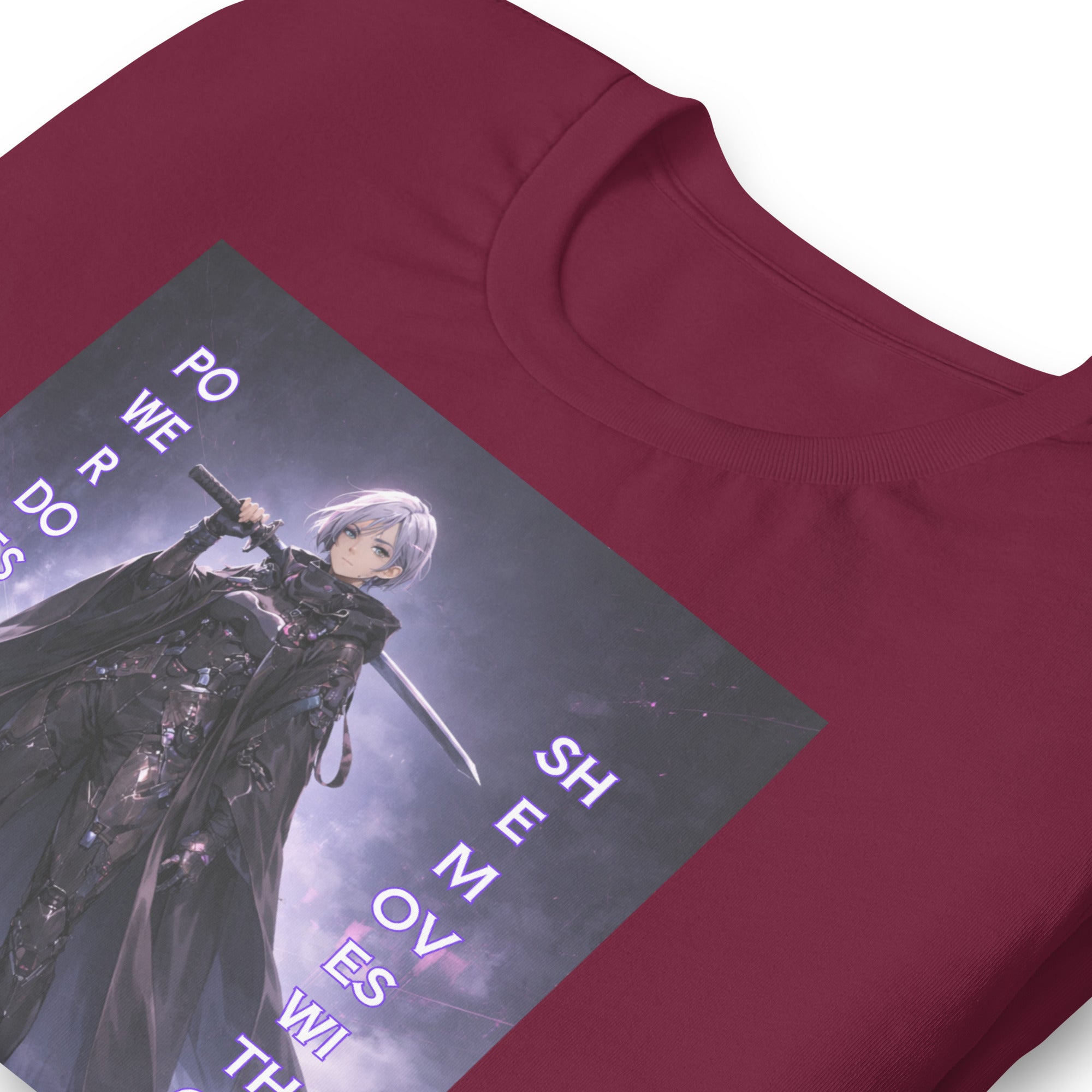 Cyber Ronin Statement T-Shirt – Power Moves Without Fear