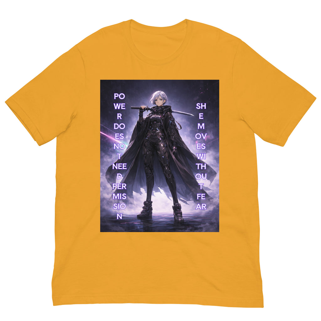 Cyber Ronin Statement T-Shirt – Power Moves Without Fear