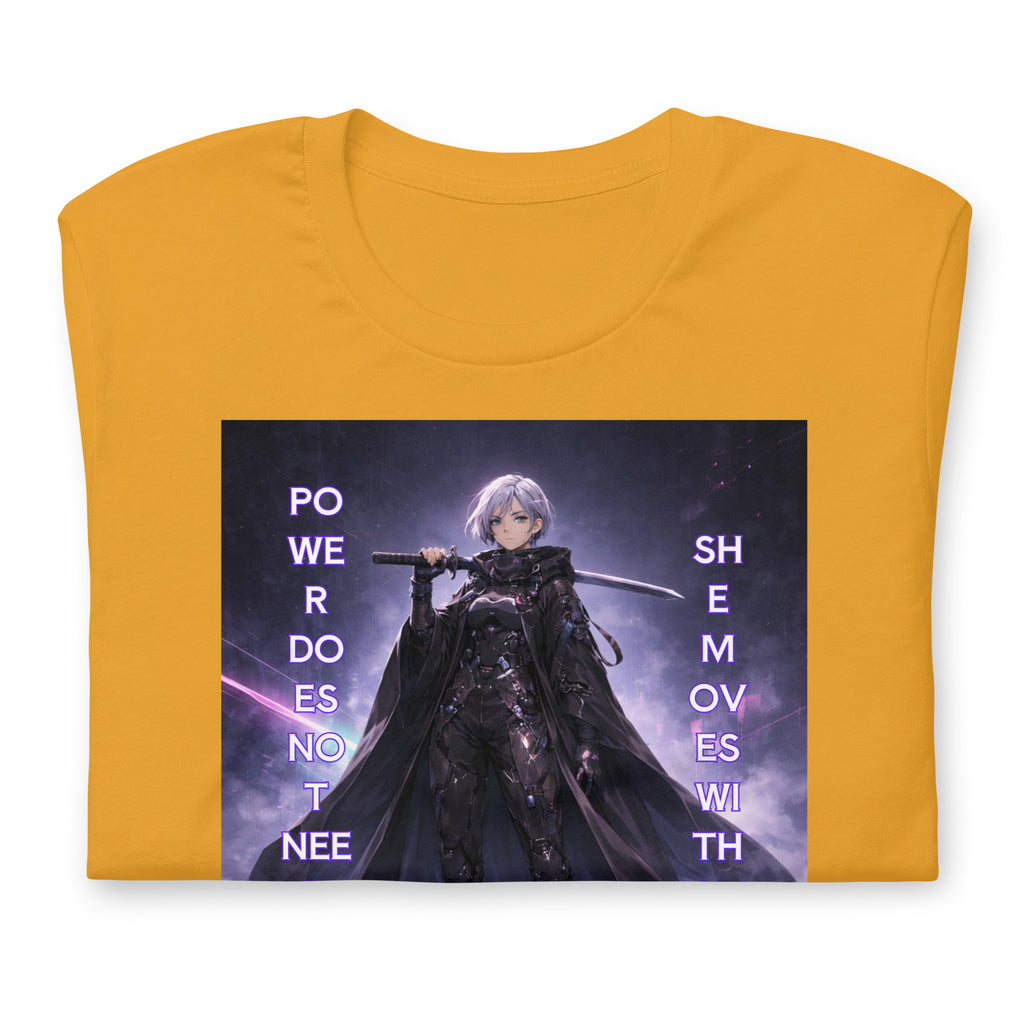 Cyber Ronin Statement T-Shirt – Power Moves Without Fear