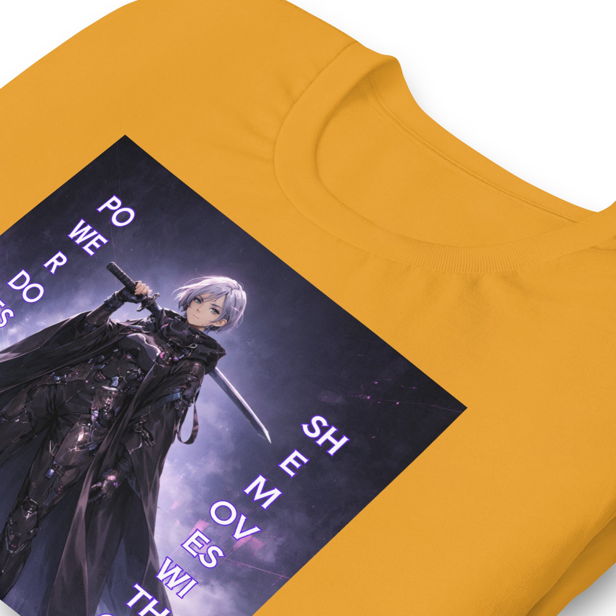 Cyber Ronin Statement T-Shirt – Power Moves Without Fear