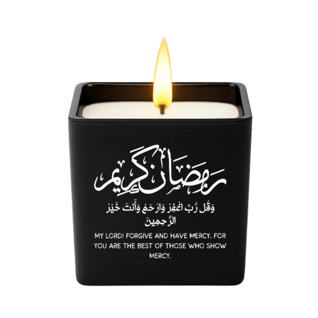 Du’a of Mercy Scented Amber Wood Candle