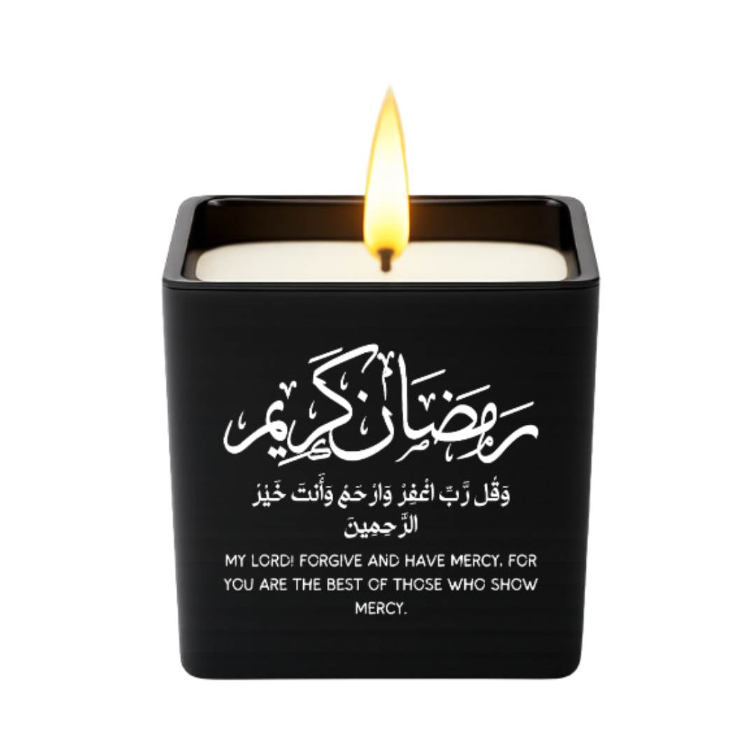 Du’a of Mercy Scented Amber Wood Candle