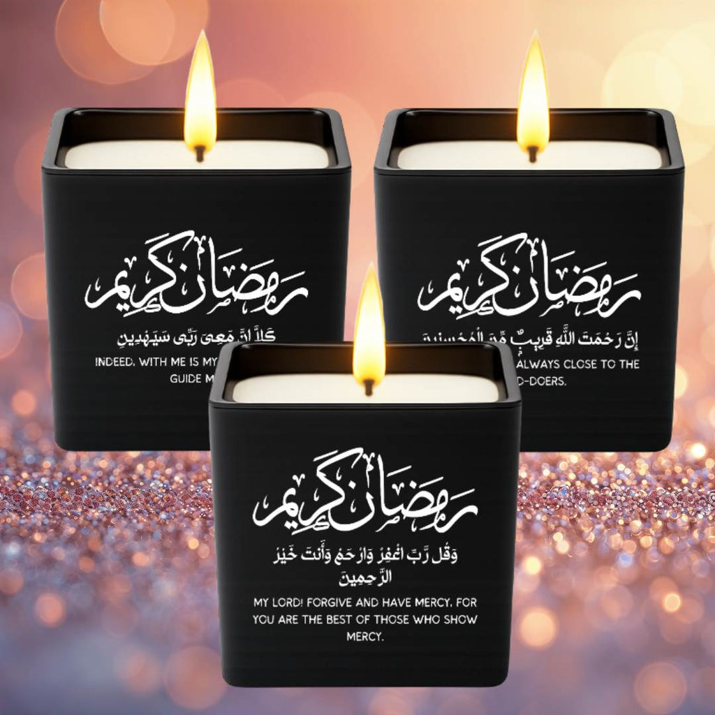 Du’a of Mercy Scented Amber Wood Candle