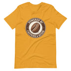Powered by Caffeine & Qiyam – Faith-Inspired Coffee Lover Islamic T-Shirt