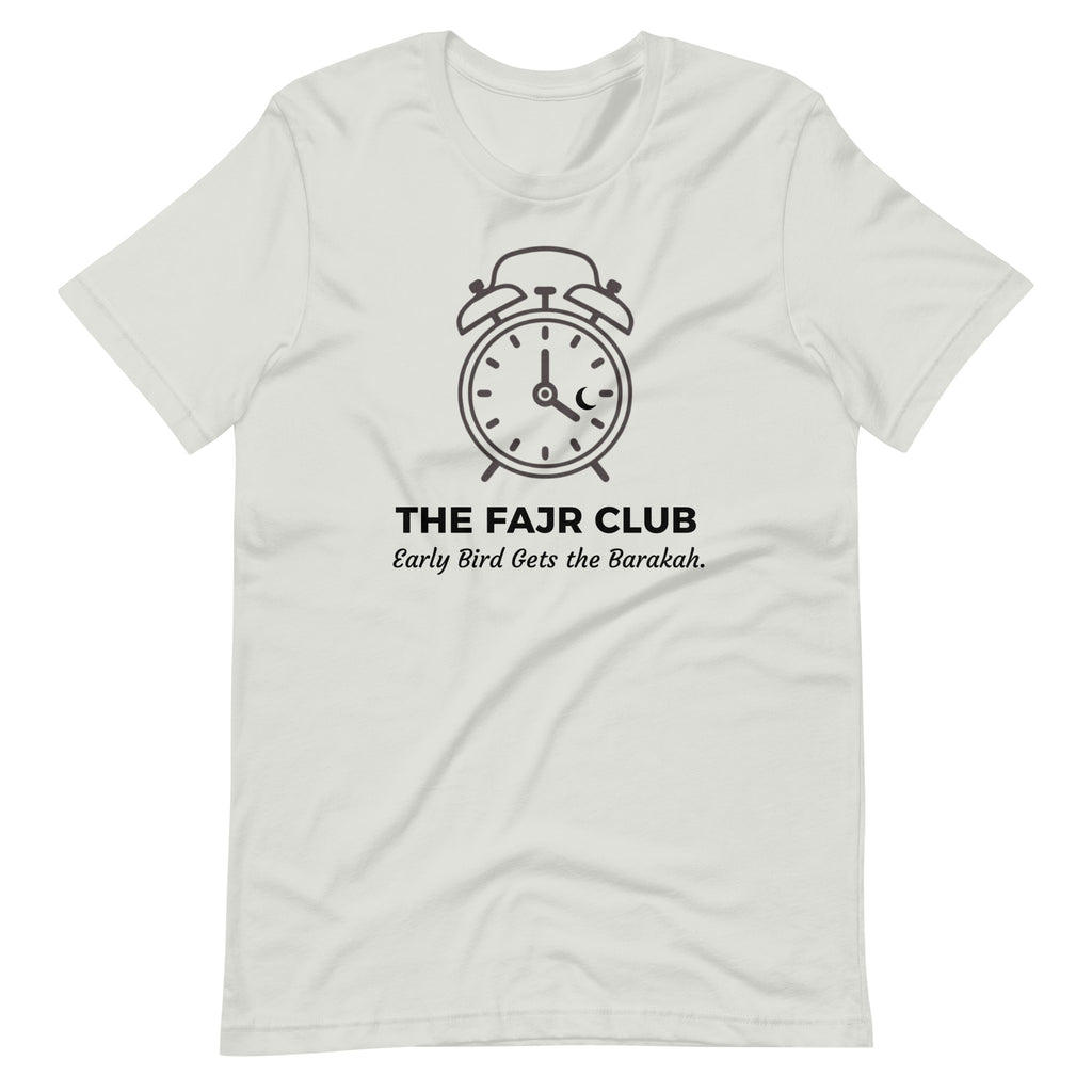 The Fajr Club™ Alarm Clock T-Shirt | Minimal Islamic Streetwear