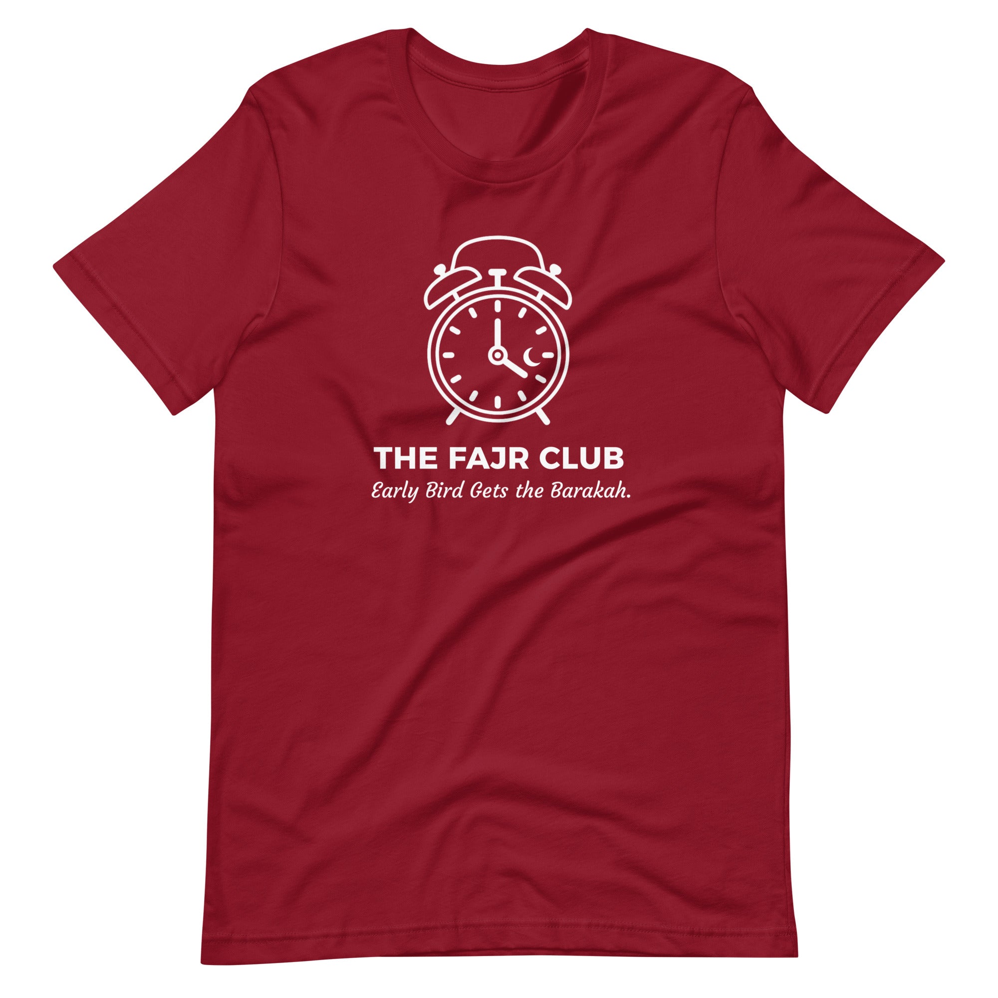 The Fajr Club™ Alarm Clock T-Shirt | Minimal Islamic Streetwear