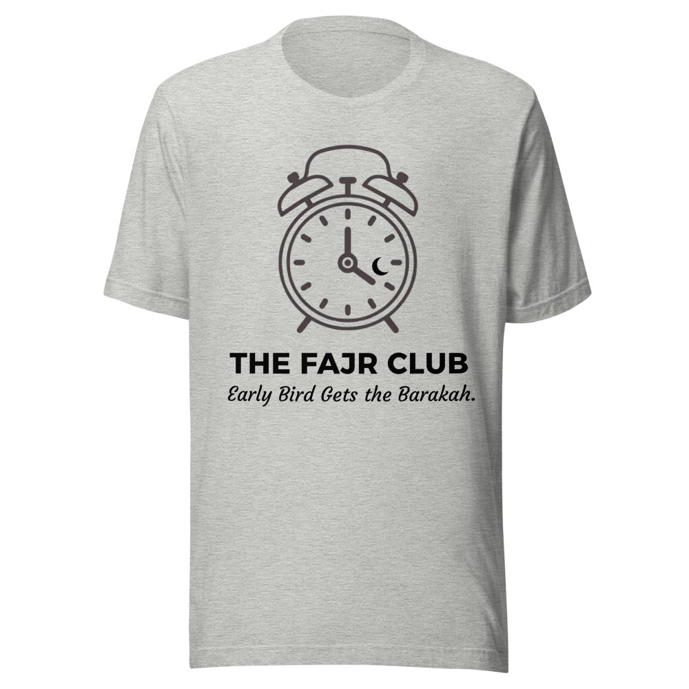 The Fajr Club™ Alarm Clock T-Shirt | Minimal Islamic Streetwear