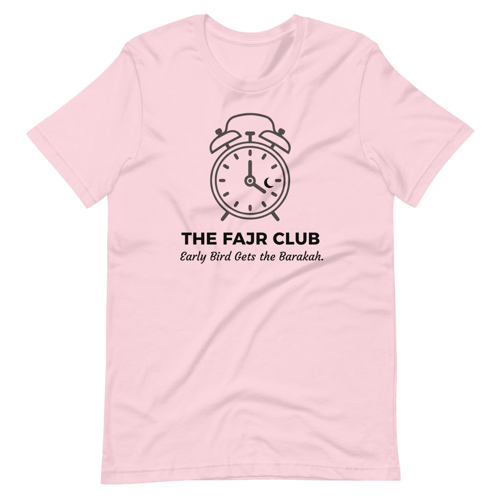 The Fajr Club™ Alarm Clock T-Shirt | Minimal Islamic Streetwear