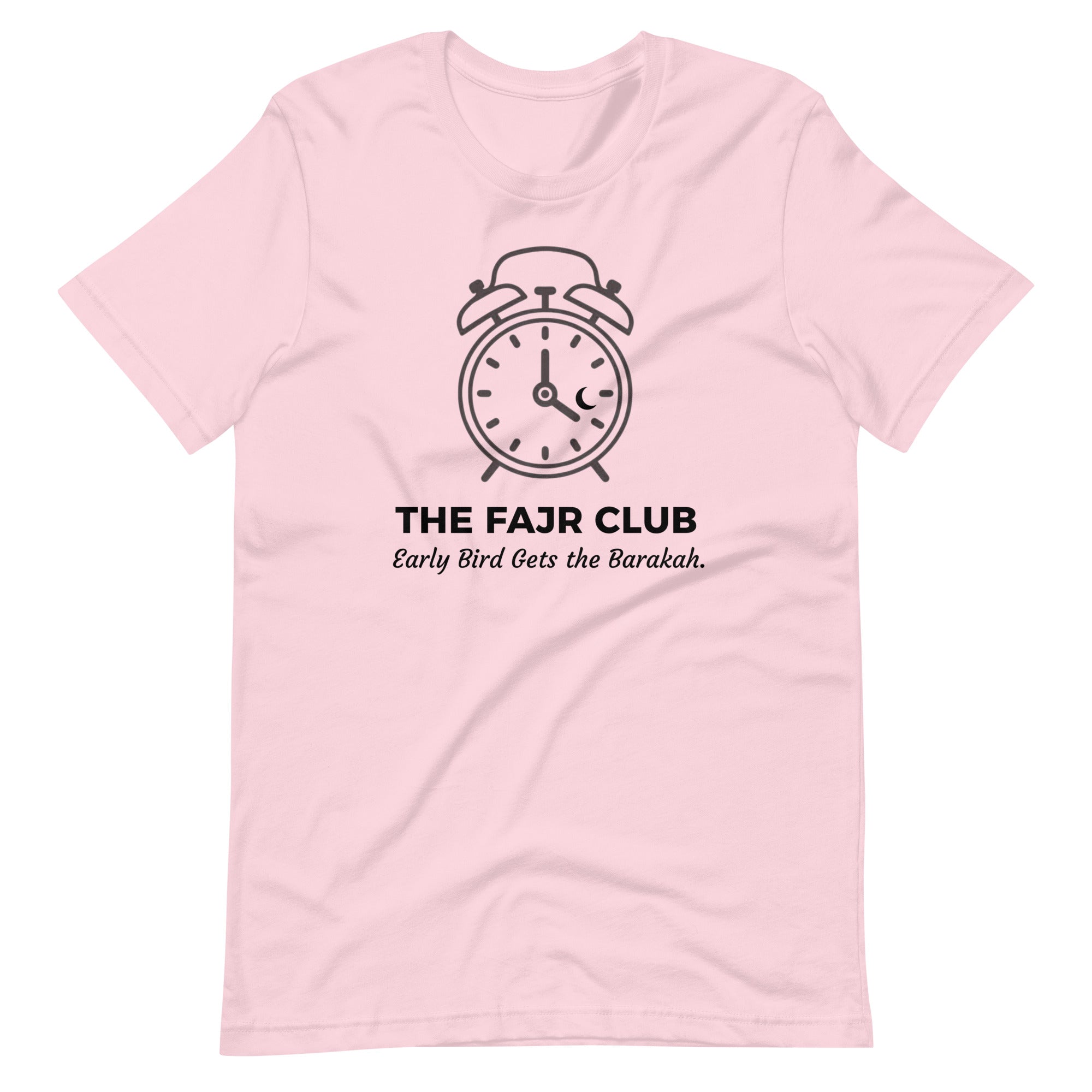 The Fajr Club™ Alarm Clock T-Shirt | Minimal Islamic Streetwear