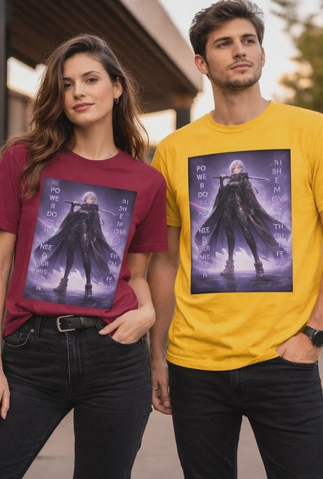 Cyber Ronin Statement T-Shirt – Power Moves Without Fear